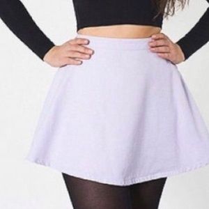 American Apparel Jean Skirt in Lavender